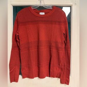 Market & Spruce Deep Red Knit Top